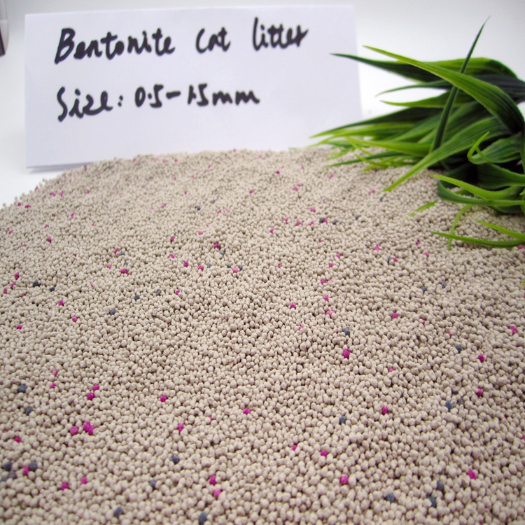 factory direct supply OEM Clumping bentonite cat litter0.5-1.5mm